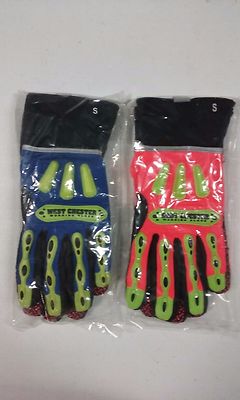 West Chester Kevlar Lined Safety Work Gloves Synthetic Leather Padded  Visibility