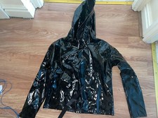 Kendall & Kylie For Ovs Womens Xs Black Long Sleeved Pullover Jacket (ex Cond)