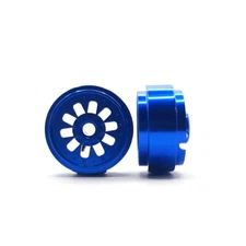 Staffs STAFFS290 Hyper 2 Aluminum Wheels 16.9 x 8.5mm Blue 1:32 Slot Car Part