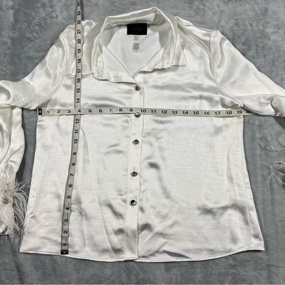 FLAWED Muse Women's Collared Button-Front Polyest… - image 8