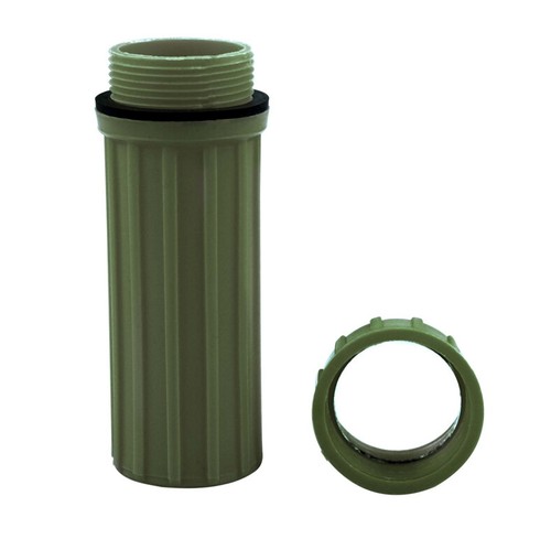 (10) 3-In-1 Waterproof Match Container Signal Mirror Striker Storage Green - Picture 3 of 6