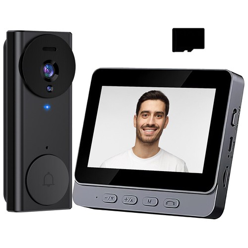2.4G Wireless Smart 4.3" Screen Intercom Video Doorbell Camera Two-Way Audio - Picture 13 of 13