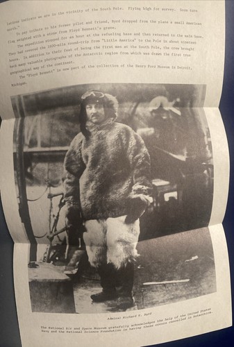 FLOWN -SMITHSONIAN INSTITUTION MILESTONES OF FLIGHT #21 SOUTH POLE FLIGHT 1974 - Picture 5 of 10