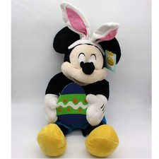 Disney Mickey Mouse 24" Easter Plush Toy with Bunny Ears Brand New with Tags NWT