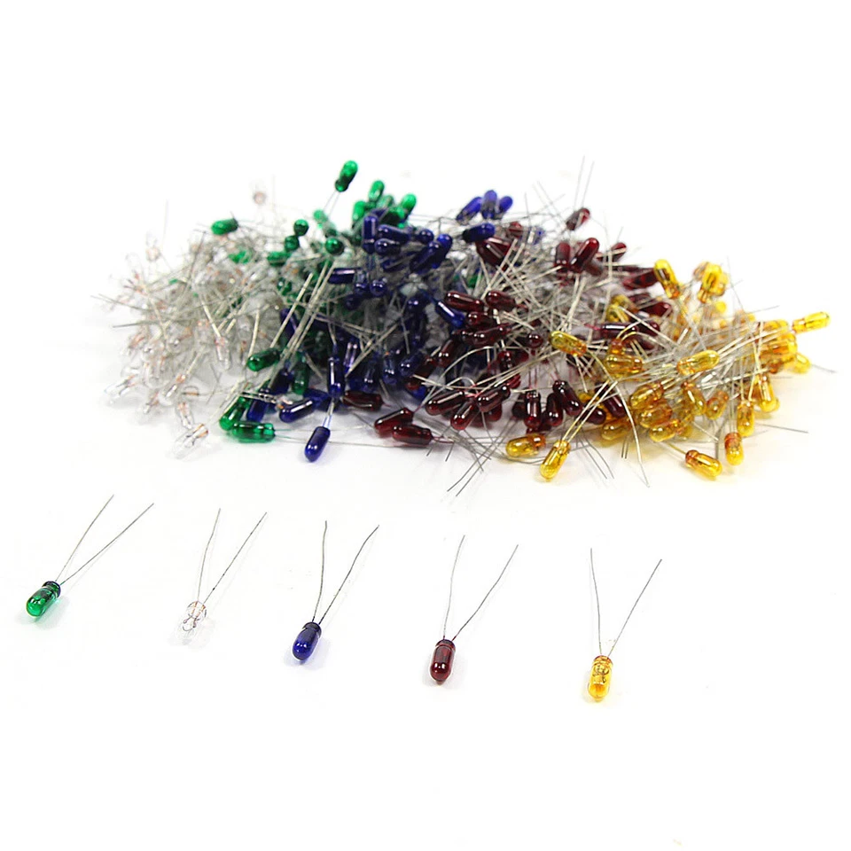 MP02 100pcs 3mm 12V Mini Grain of Wheat Bulbs Mixed Color RYBGW - Image 4 of 4