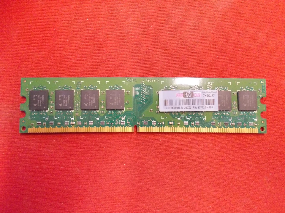 Hynix (HP), 1GB, DDR2 Non ECC, PC2-5300 667MHZ Memory, FRU30R5126. #SU-353 - Image 2 of 2