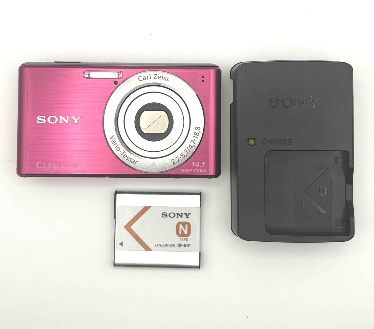 SONY Cyber Shot DSC-W530 Pink Digital Camera 14.1MP 4x Zoom