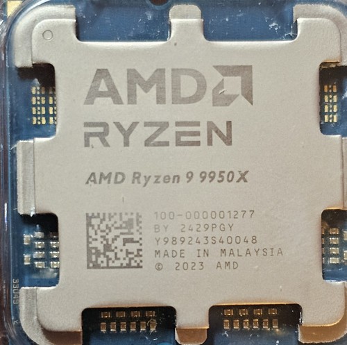 Processeur de bureau AMD Ryzen 9 9950X 16 cœurs, 32 threads CPU