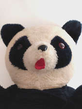 Vintage Smile Novelty Toy Co., Inc Rare Blue  White Panda Bear 29" Tall