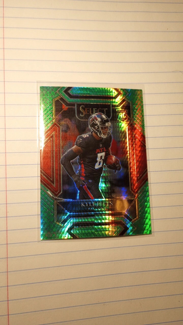 Kyle Pitts 2021 Select Dragon Scale Premier Level #89/89 Rookie Football Card