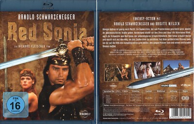 RED SONJA --- Blu-ray --- Arnold Schwarzenegger --- Klassiker --- Uncut --- 