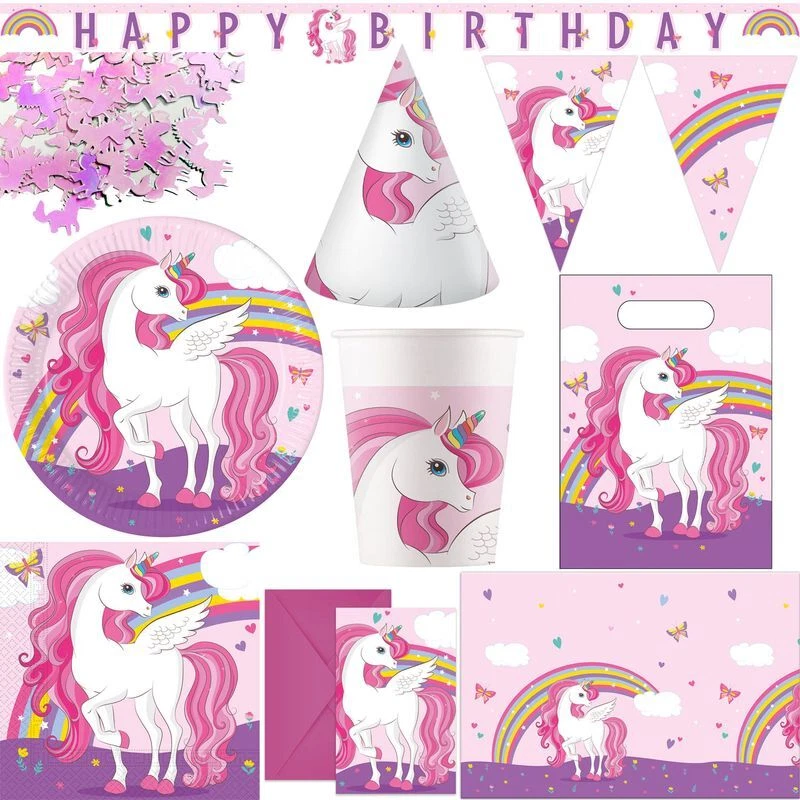 Kit Completo Di Decorazioni Per Feste A Tema Arcobaleno - Palloncini, Ghirlande E Addobbi Per Compleanni, Baby Shower E Feste Colorate - 4