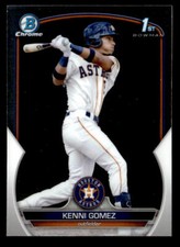 2023 Bowman #BCP-40 Kenni Gomez Chrome Prospects Card Houston Astros