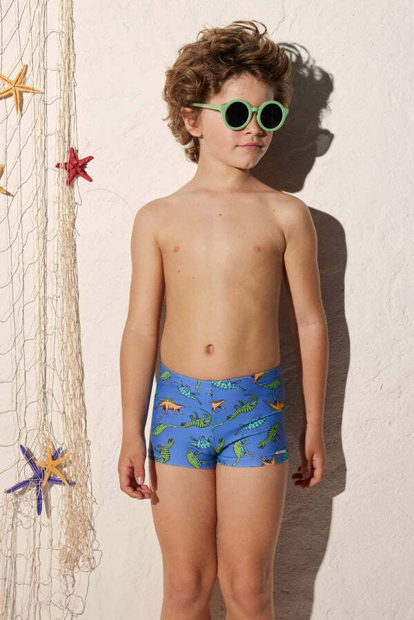 Traje de Baño Shorts Niño Estampado Dinosaurio Ysabel Mora 93039