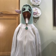 Veste à capuche Star Wars Yoda avec tête yoda taille XL