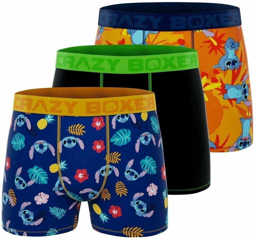 LILO & STITCH Underwear Mens X-LARGE 40-42 Crazy Boxer Disney