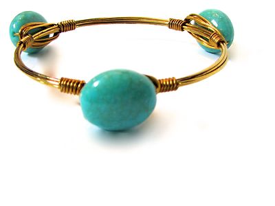 NEW Bohemian Turquoise Stone Bracelet Bangle Stack Dress 