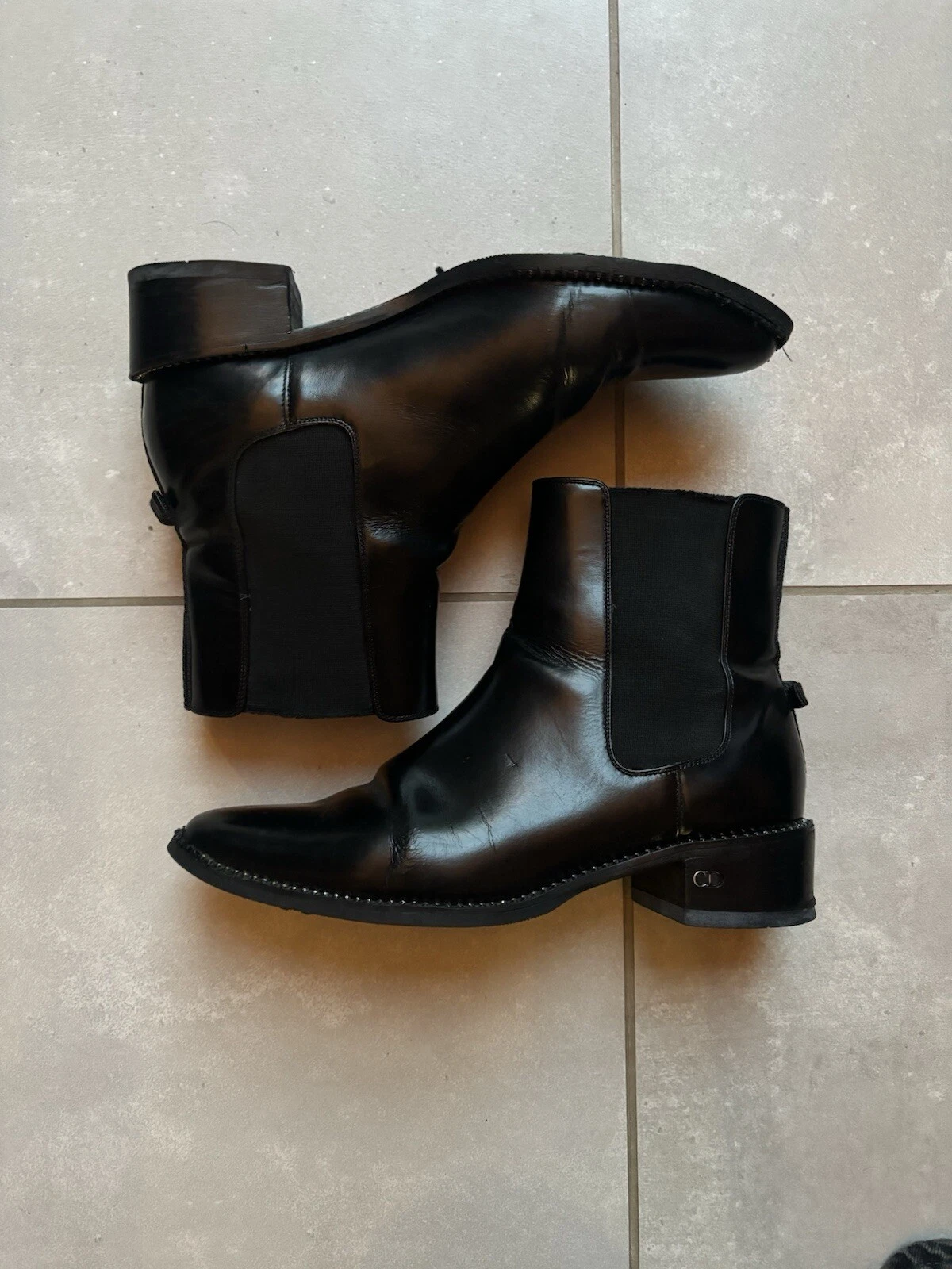 Bottes Dior AW18 cristal incrusté 