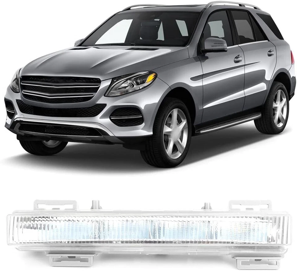 Mercedes-Benz 1 Pair of Fog/Running Lights For MB GLE300d GLE350 GLK250 GLK350 - Image 3 of 4