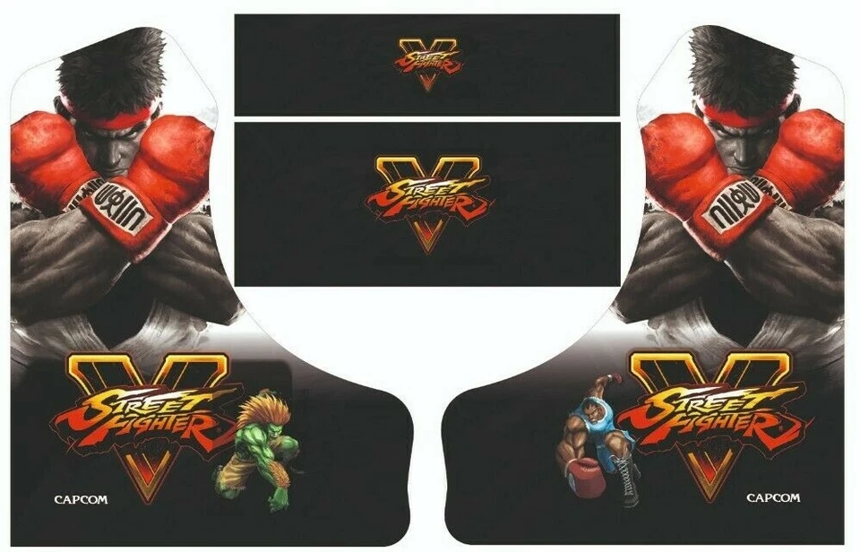 Street Fighter V Bartop Arcade Graphics - Retro