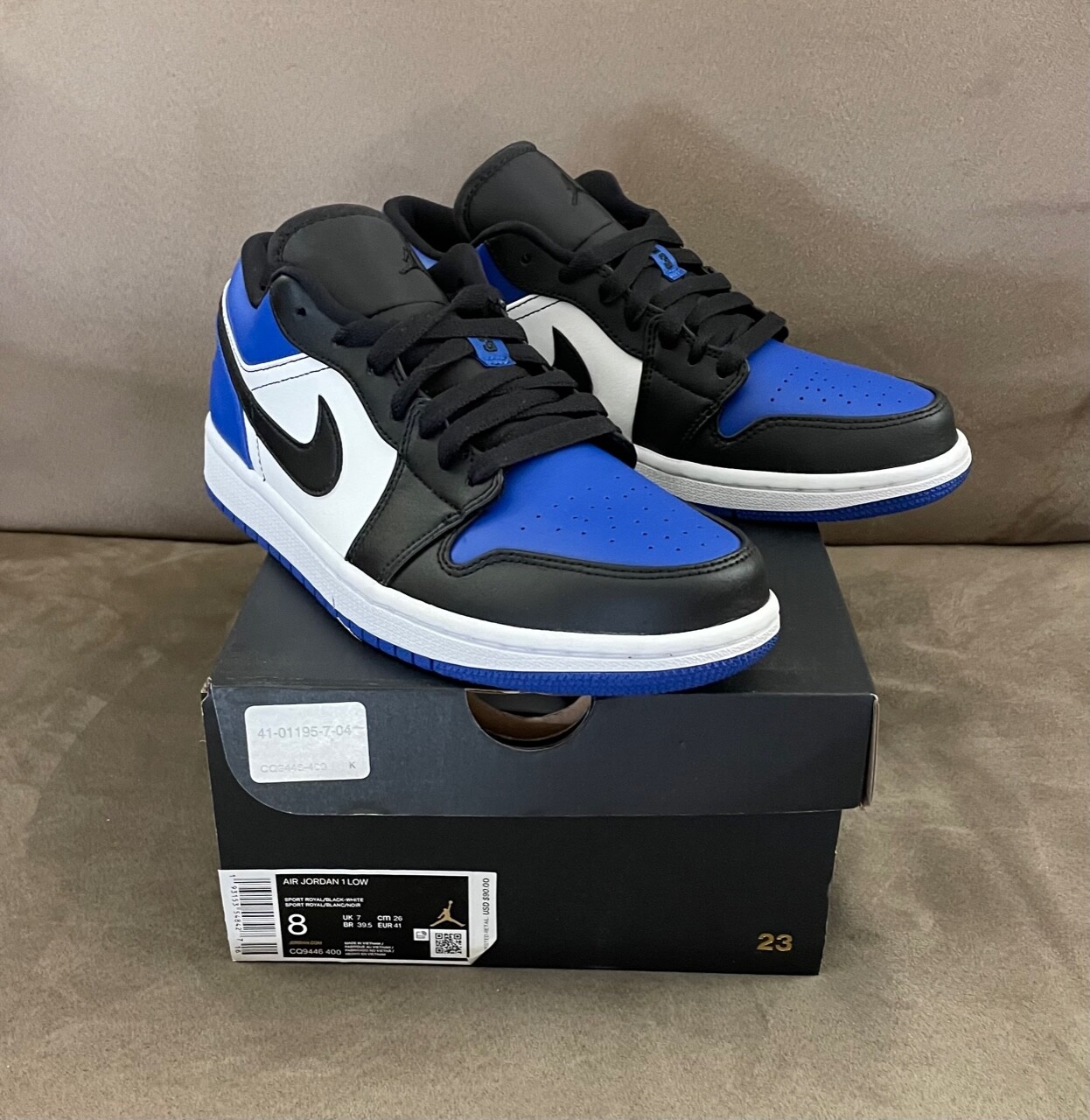 aj1 low royal toe