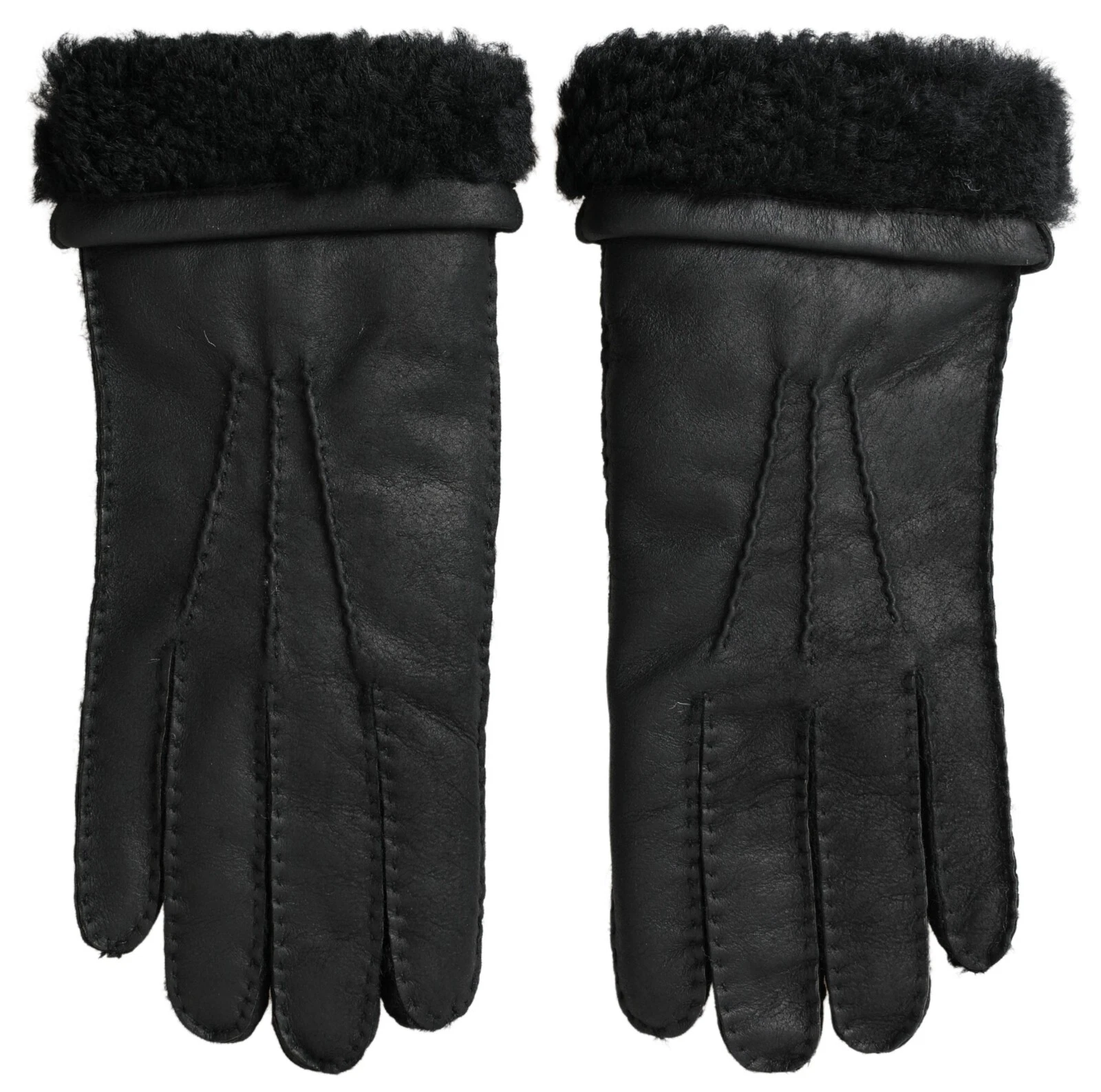 DOLCE & GABBANA Gloves Black Leather Fur Short Hands Mitten Men s. 10 /L 750usd
Opens in a new windo