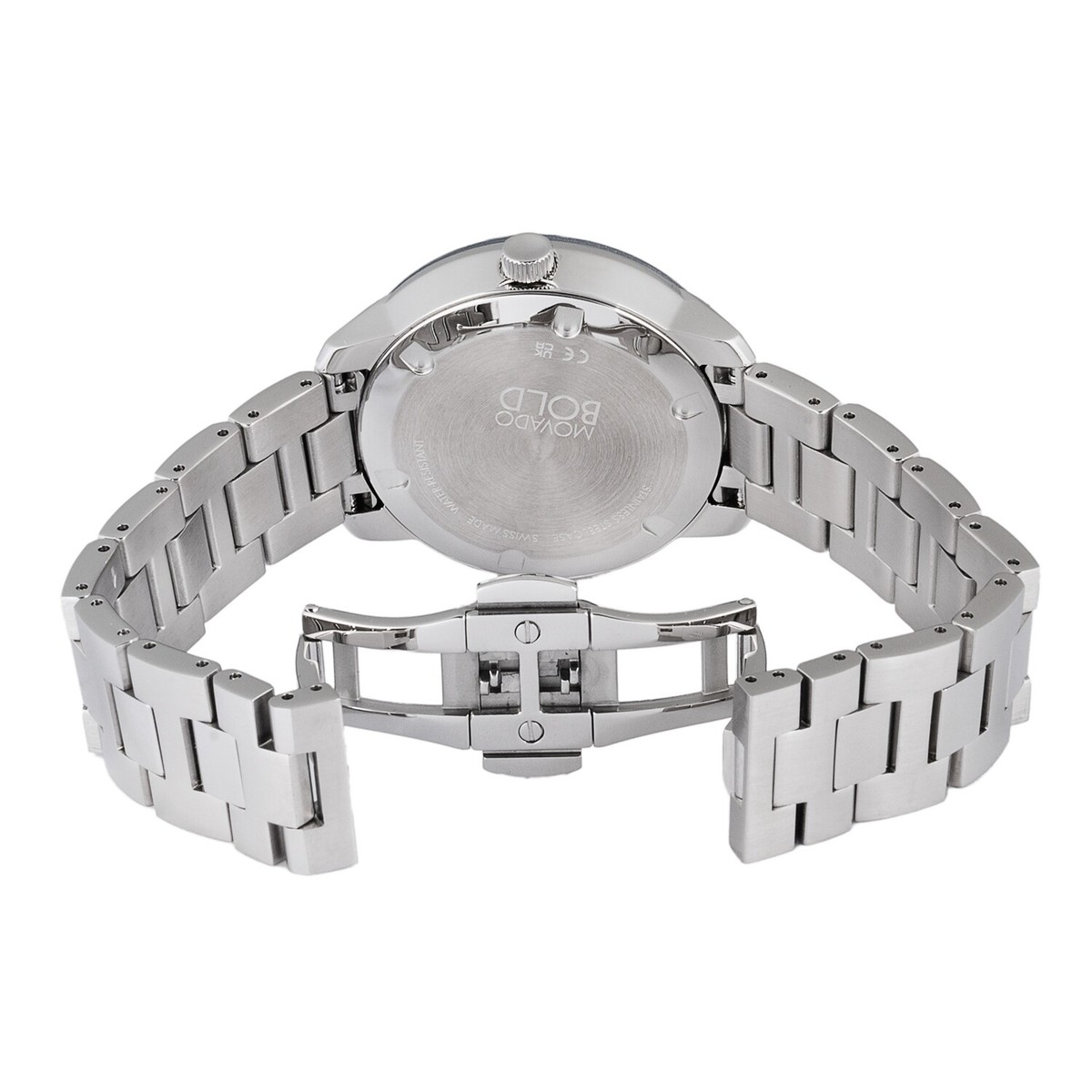 Movado 3600872 Women's Bold Verso Pink Dial Quartz Watch | eBay
