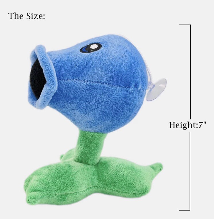 Plants vs Zombies PVZ Plush Toy Snow Peashooter Plant Soft