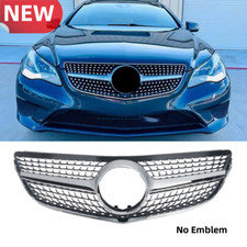 For 2014-2017 Mercedes C207 E Class Coupe E350 E400 Diamond Front Grille Grill