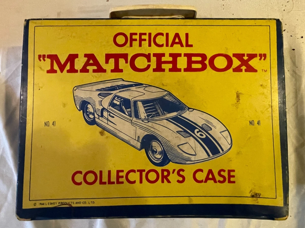 Vintage 1966 Official Matchbox Collectors Case No. 41 Used