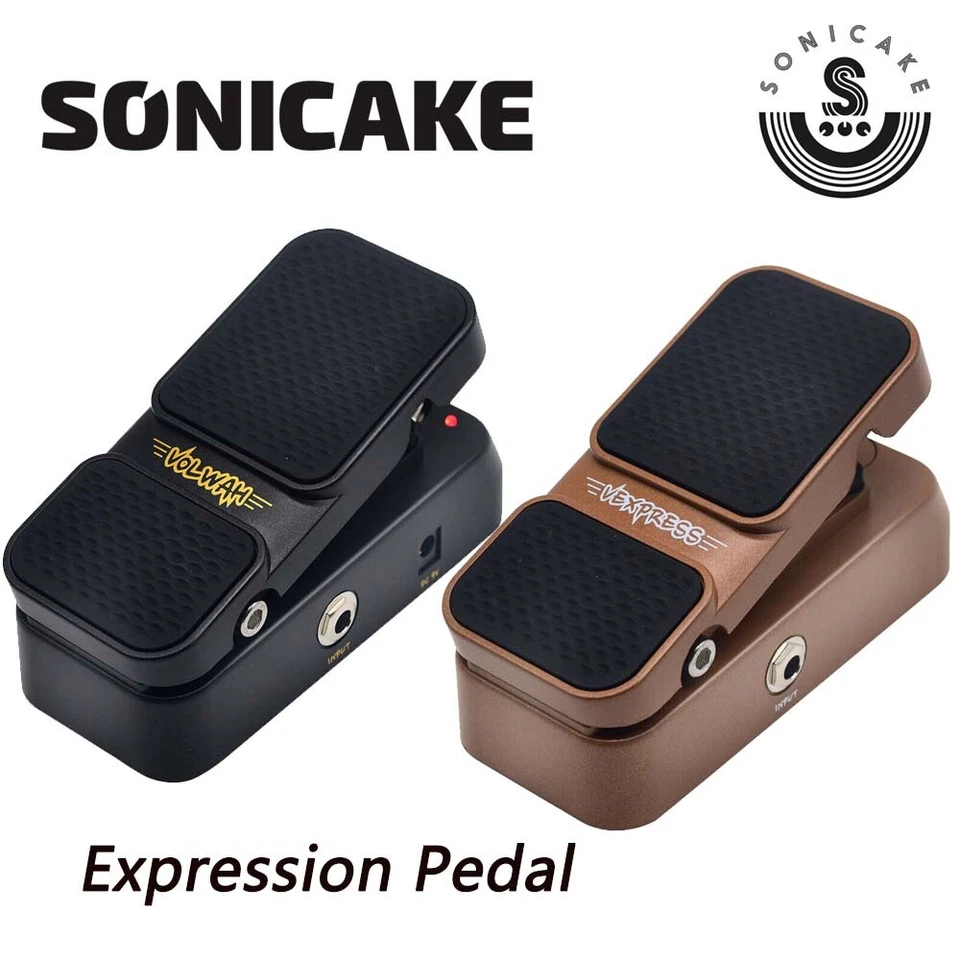 SONICAKE VolWah/Vexpress Active/Passive Expression Pedal Gitarren Effektpedal DE