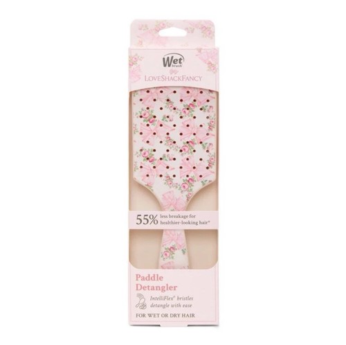 LoveShackFancy x Wet Brush Paddle Detangler Hair Brush - Rosa Beaux (pink)