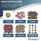 PinMart Veteran American Flag Eagle Pin – Patriotic Lapel or Hat...
