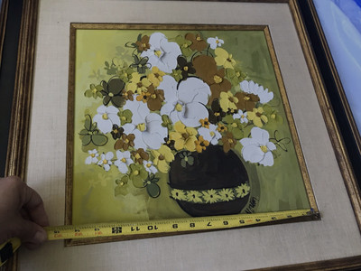 Ken Norton Painting Still Life Flowers Art