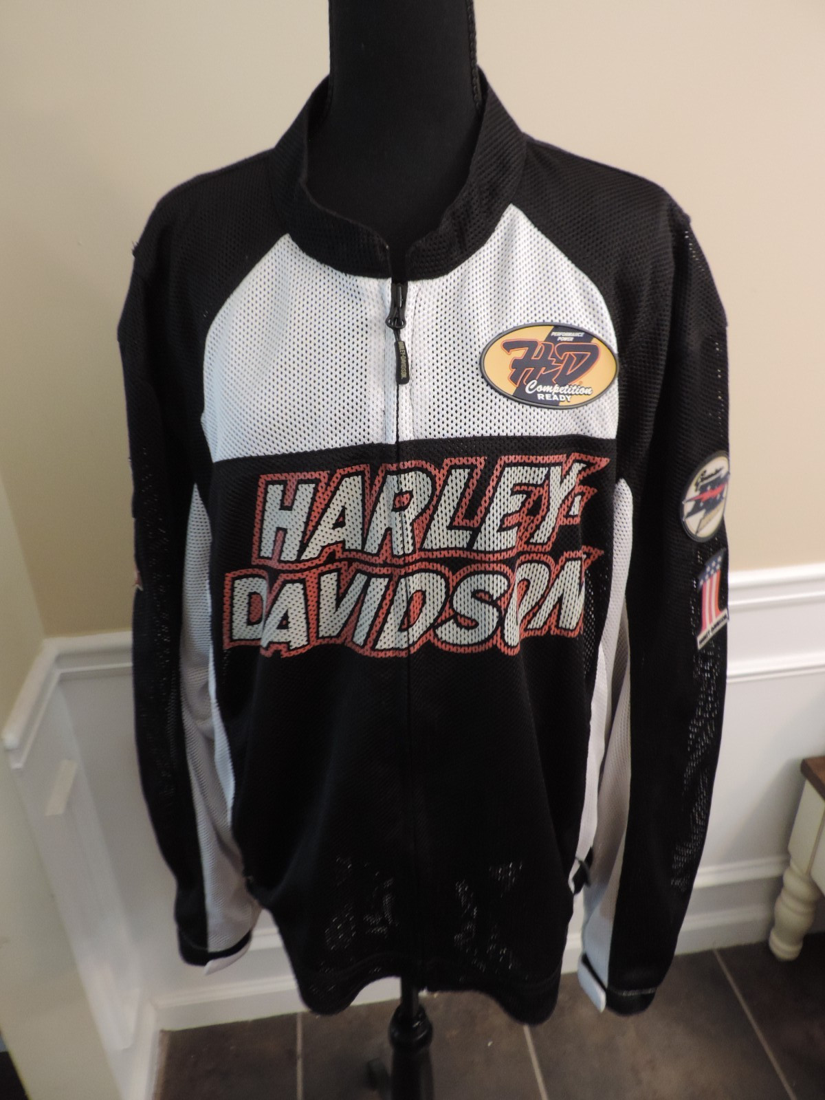 HARLEY DAVIDSON MOTORCYCLE MESH JACKET LIMITED EDITION MEN XXL EXCELLENT CONDITN