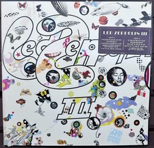 Led Zeppelin III 1977  LP Vinyl SD 19128 Hype Sticker Atlantic VG  Tested  