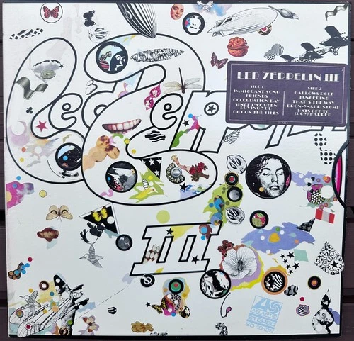 Led Zeppelin III 1977‎ LP Vinyl SD 19128 (Hype Sticker) Atlantic VG++ Tested !!!