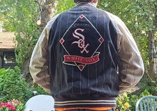 Vintage White Sox Reversible Jacket L 1991 Cooperstown Collection By Mirage