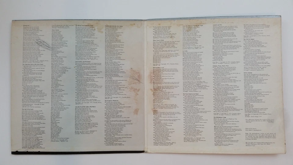 JOAN BAEZ Blessed Are VSQ40001 Quadraphonic 2xLP Vinyl VG++ Cvr VG+ GF Co Slv - Image 3 of 4