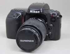 NIKON N50 Autofocus 35mm SLR w/35-80mm f/4-5.6 Zoom Lens w/Battery/Lens Cap VGC