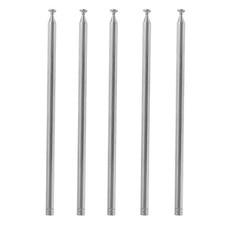 5pcs Telescopic Antenna M3 Female Thread 7 Sections AM FM Radio Universal Ant...