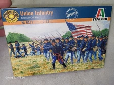 Italeri Civil War Union Infantry Soldier Figures 1/72 #6177