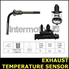 Sensor de temperatura de escape EGT antes de DPF se adapta a VOLVO XC60 negro I 2.4 156 871E