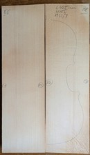 #15E  A Violin Alpine spruce front , old stock 1990's quarter sawn tonewood