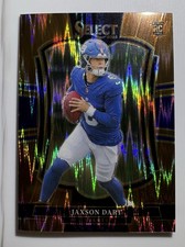 2025 Panini Select - Premier Level Jaxson Dart #193 Copper Shock Prizm /899 (RC)
