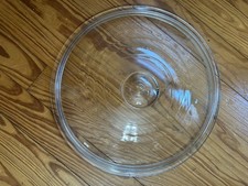 Vintage Wagner Ware Clear Glass Domed Lid C-10 Fits 12โ Pan Made In USA