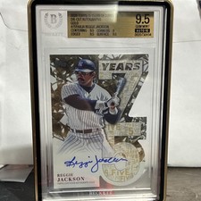 Topps 75 Years of Topps 2026 Reggie Jackson Gold Auto  14/50 BGS 9.5 Gem mint