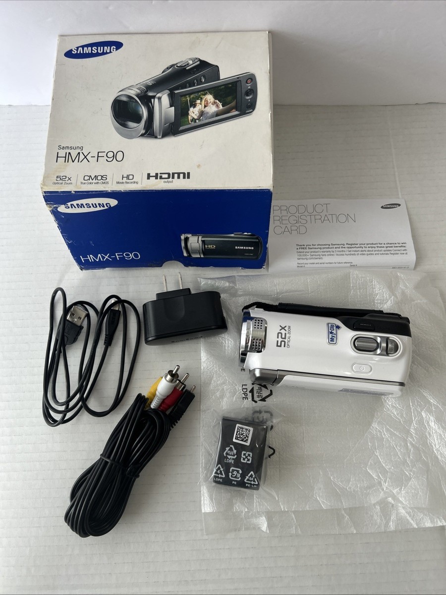 Samsung HMX-F900 52X Optical Zoom Digital HDMI HD Movie Recording