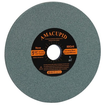 AmaCupid Chainsaw Sharpener Grinding Wheel, Green Silicon Carbide Abrasive