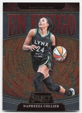 2025 Panini Select WNBA #9 Napheesa Collier En Fuego Minnesota Lynx